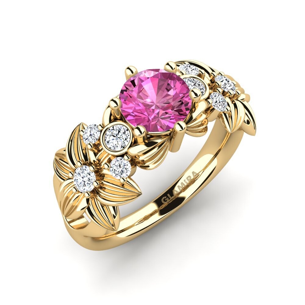 Pink Topaz Ring Octave