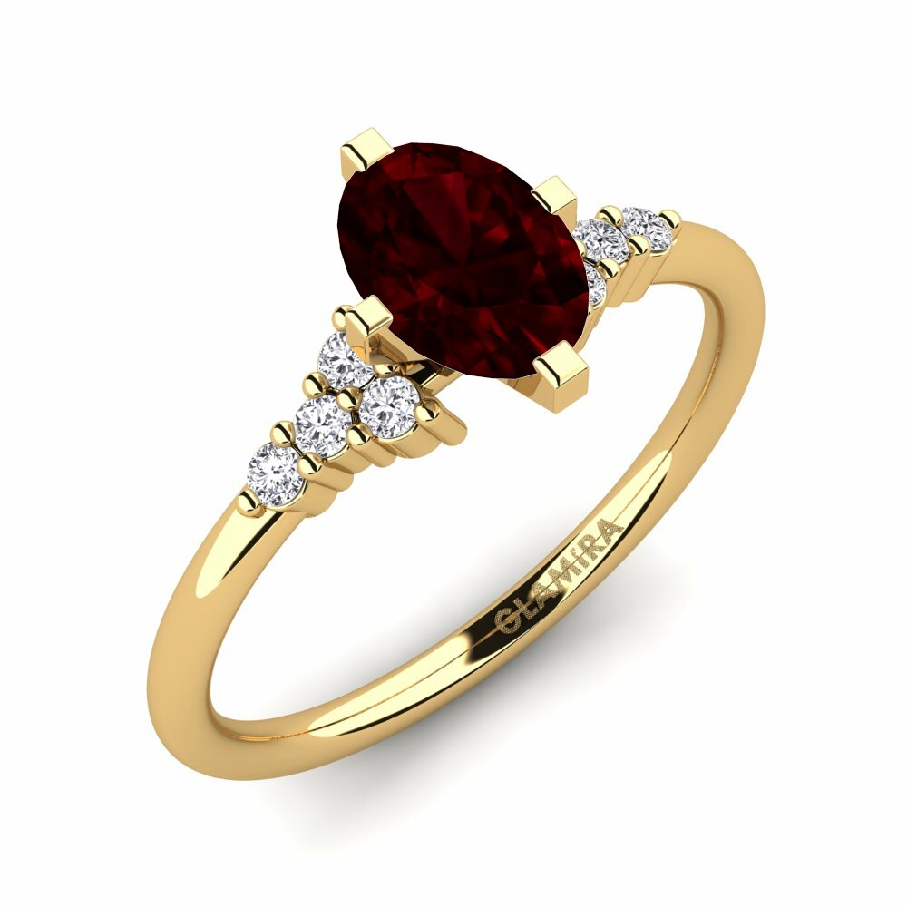 Garnet Engagement Ring Odelyn