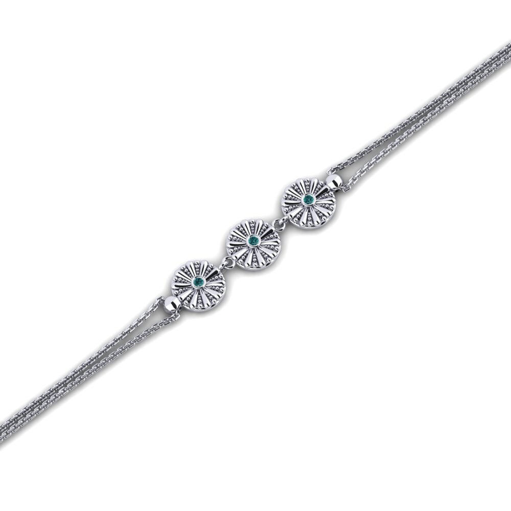 Diamant Bleu Bracelet pour femme Odey