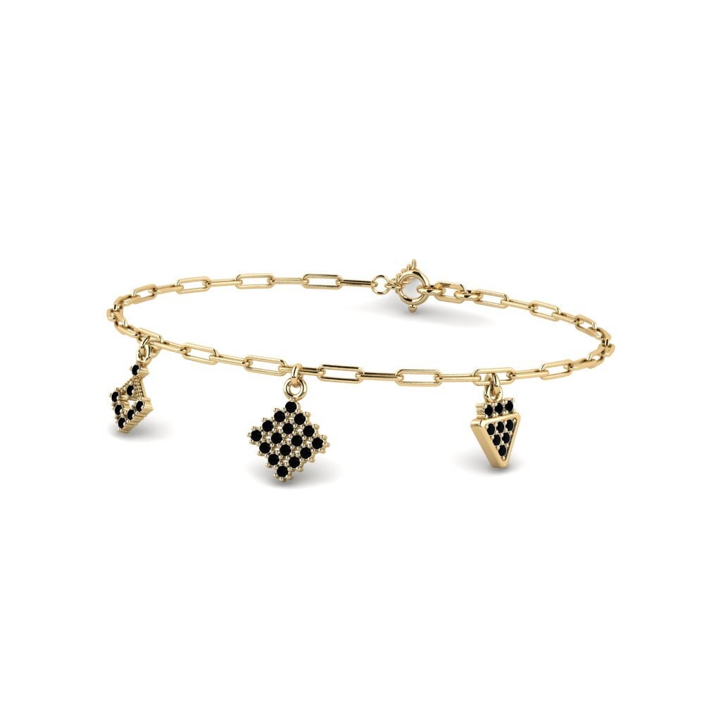 Saphir noir Bracelet trombones Odow