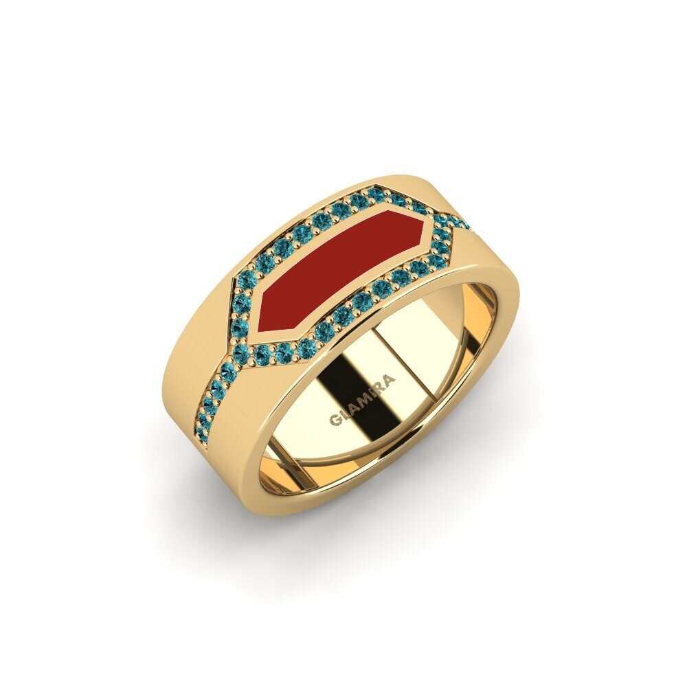 Blauer Diamant Ring Oectria