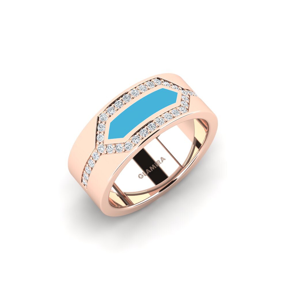 14ct Rose Gold Ring Oectria
