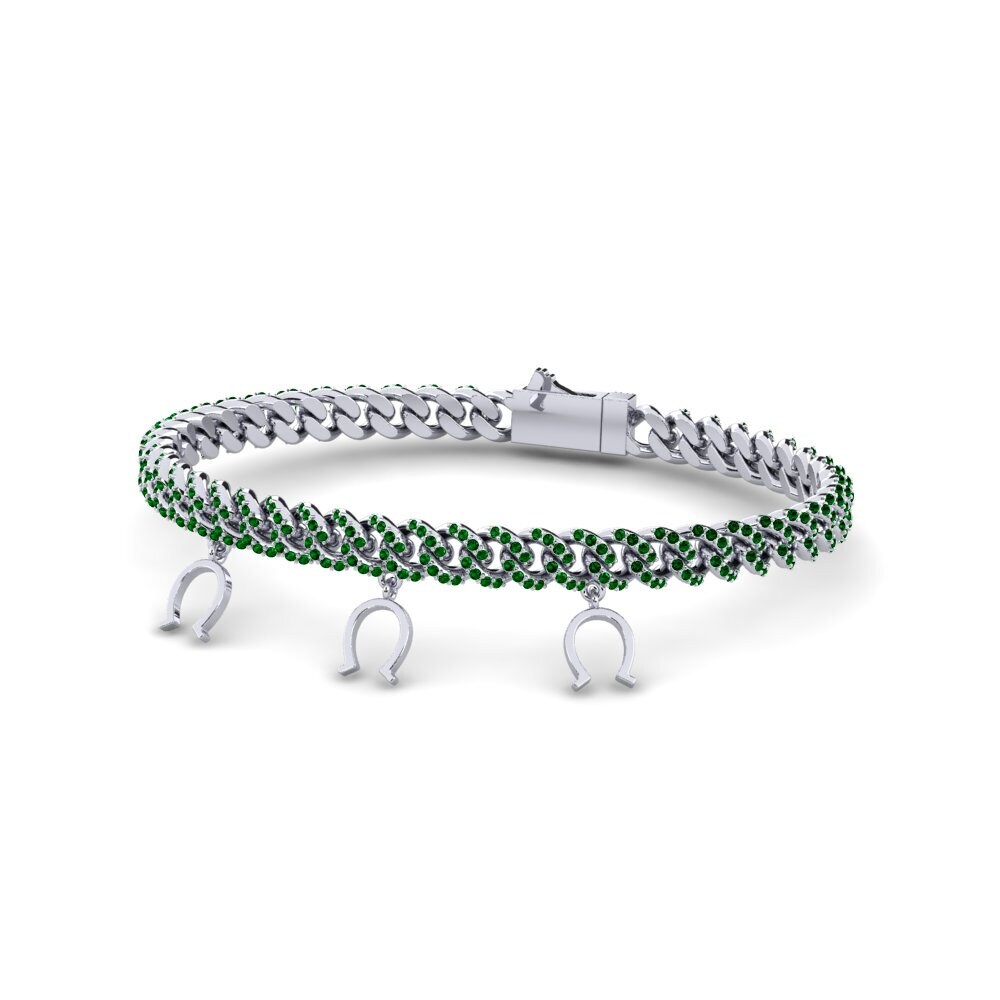 Green Zirconia Women's Bracelet Offectinhow