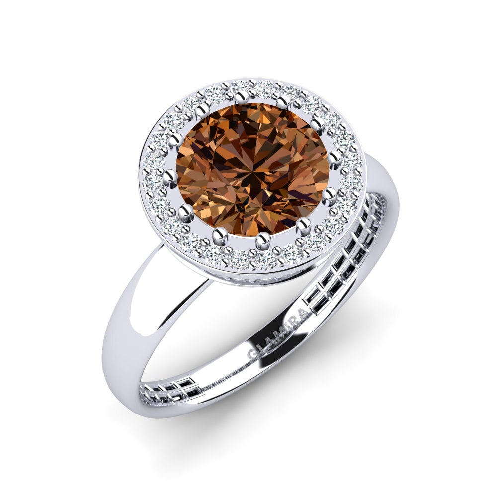 Brauner Diamant Verlobungsring Ofnessa