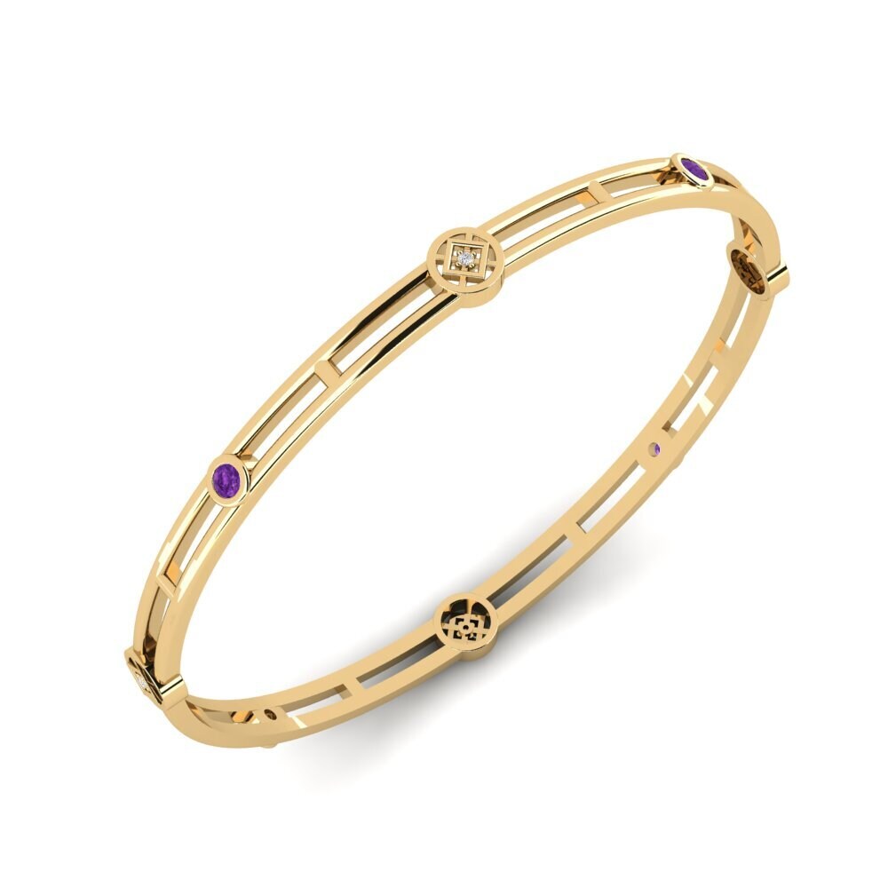 Amethyst Women's Bangle Ohtolc