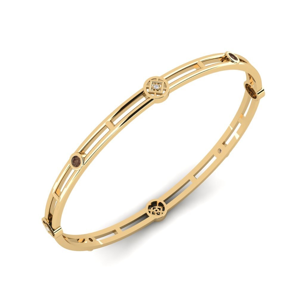 Smoky Quartz Women's Bangle Ohtolc