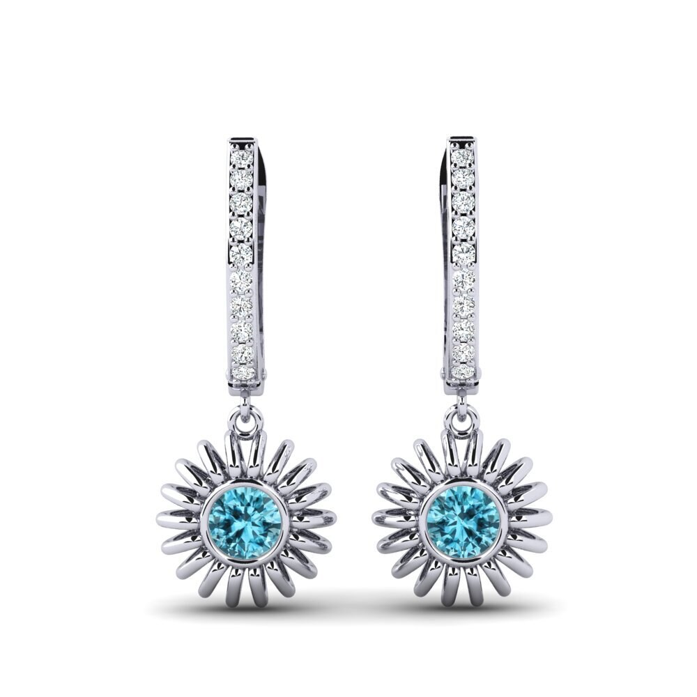 Blue Zircon Women's Earring Oison