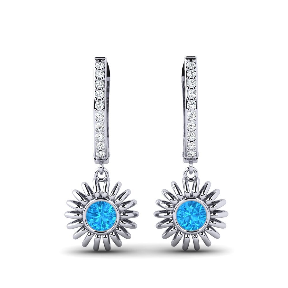Blue Topaz Women's Earring Oison