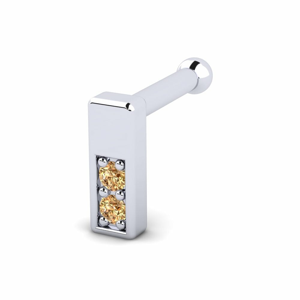 Bruine Diamant Neus Pin Oja