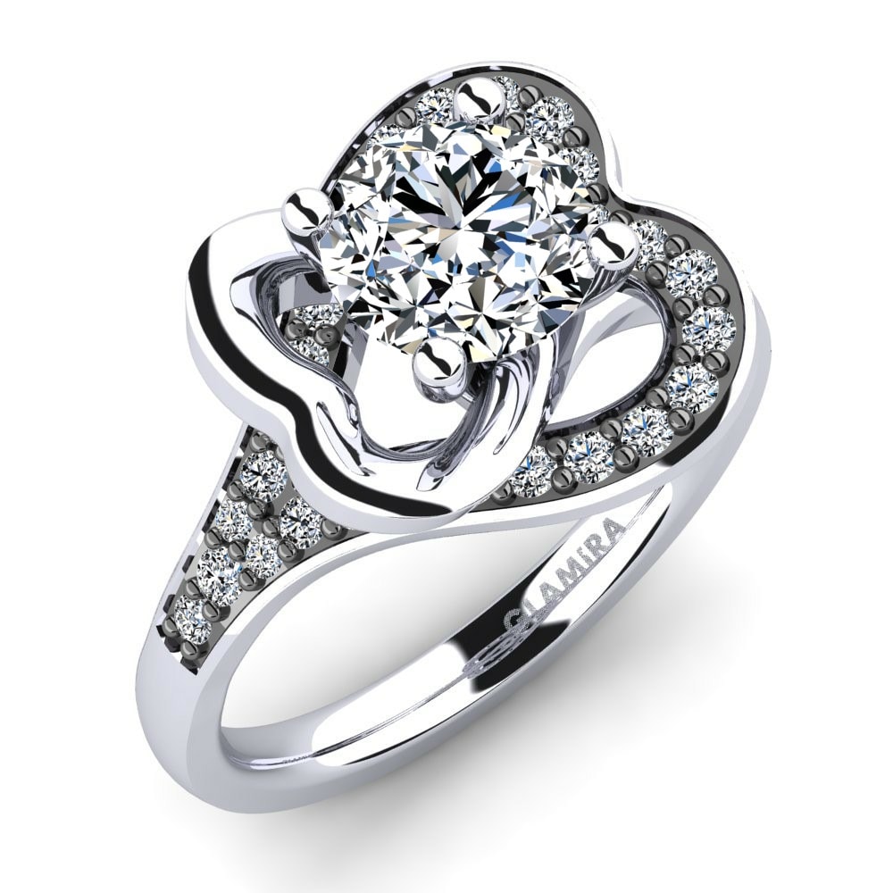 Swarovski Crystal Engagement Ring Olevia 1.0 crt