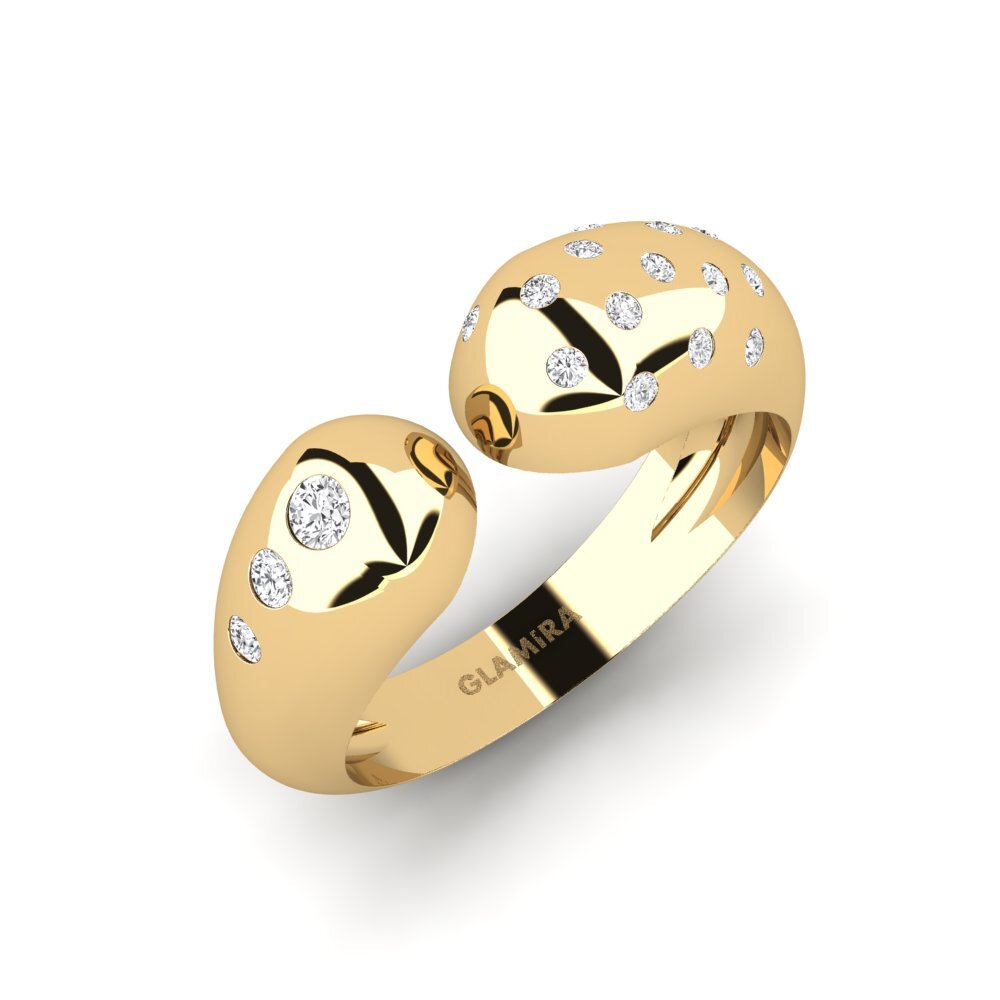 Saphir Blanc Bague Olif