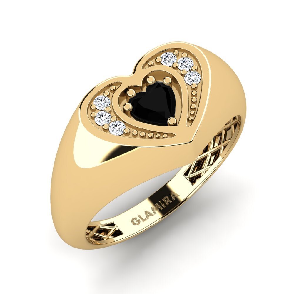 Black Onyx Pinky Ring Olino