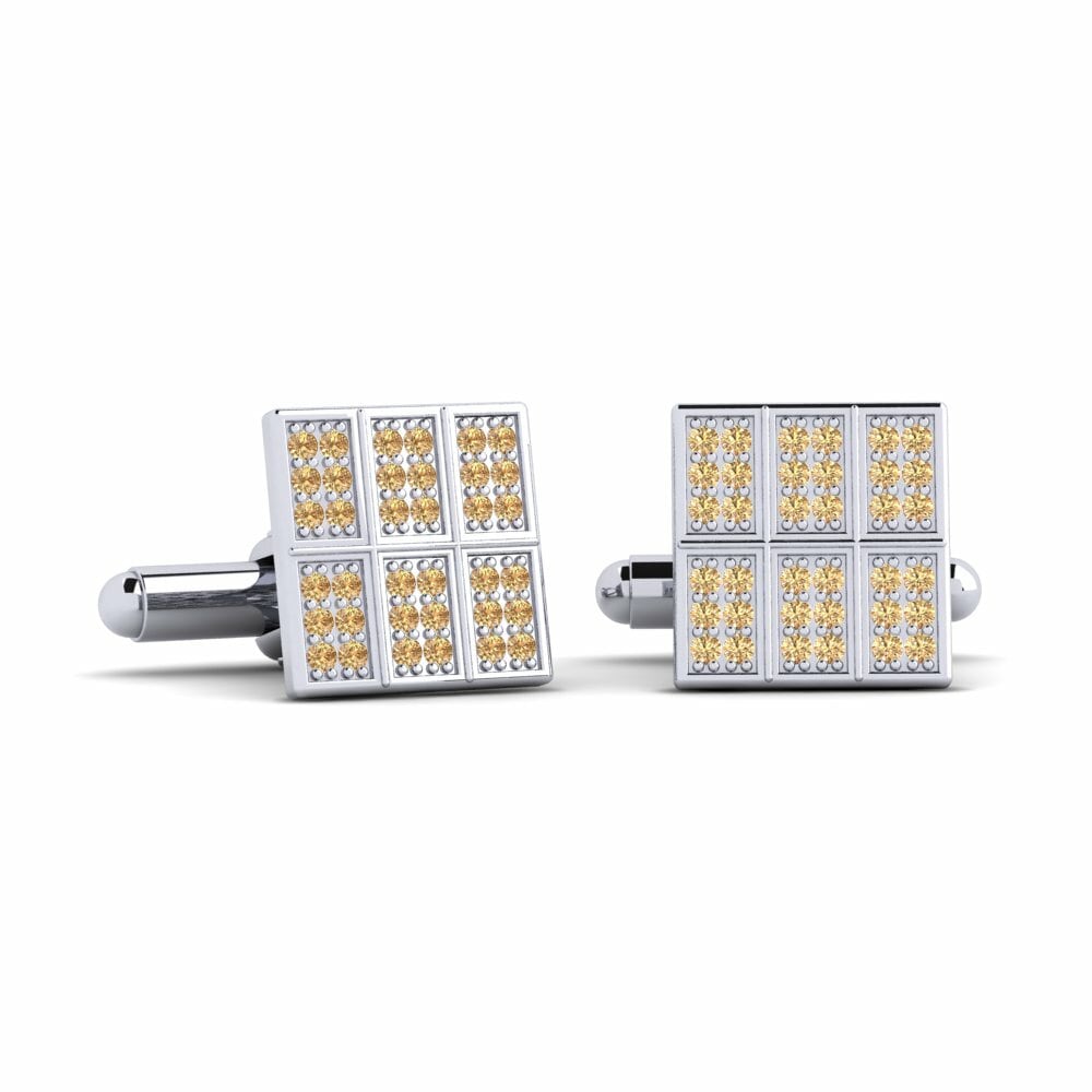 Brown Diamond Cufflink Olleta