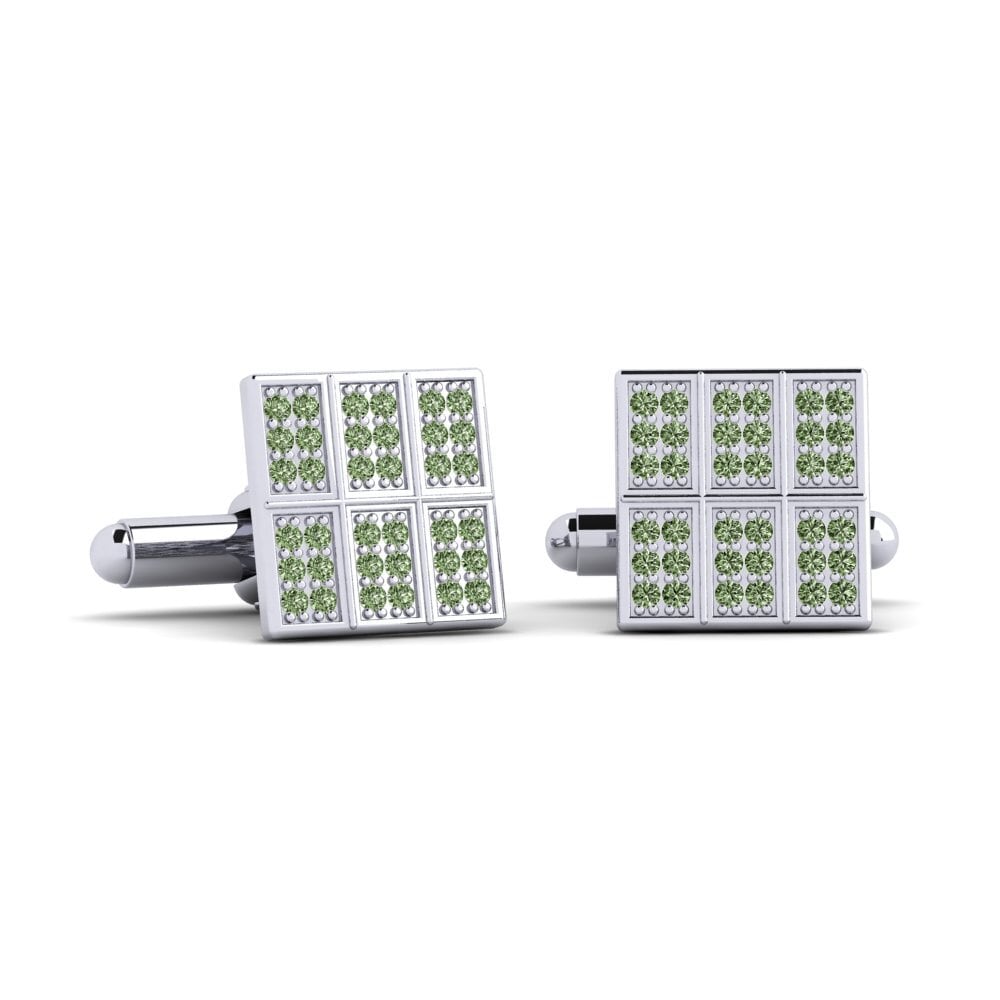 Green Diamond Cufflink Olleta