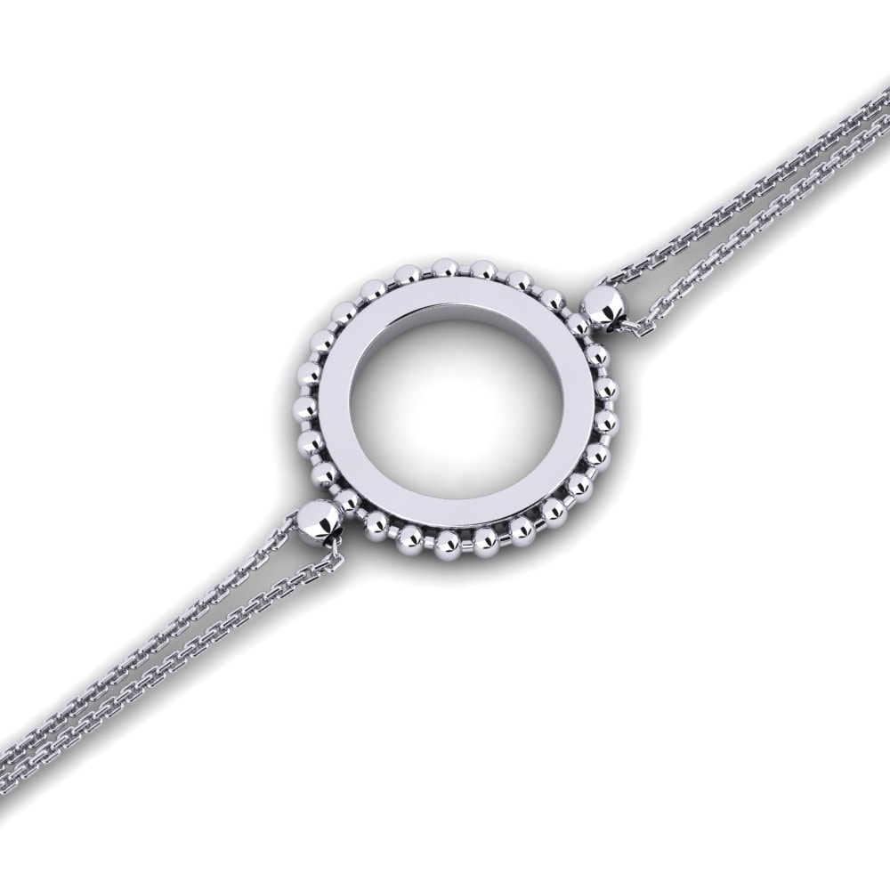 9k White Gold Bracelet Olon