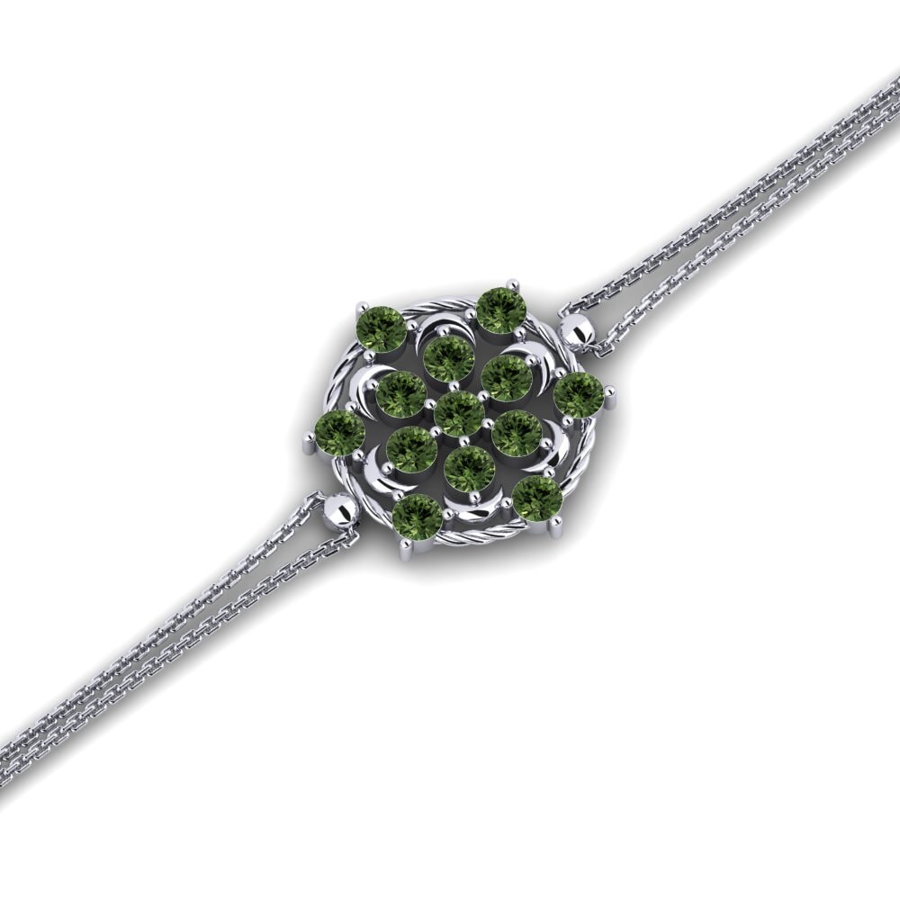 Green Sapphire Women's Bracelet Olree