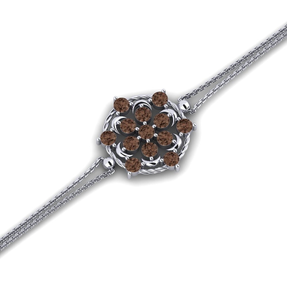 Cuarzo humo Pulsera de Mujer Olree