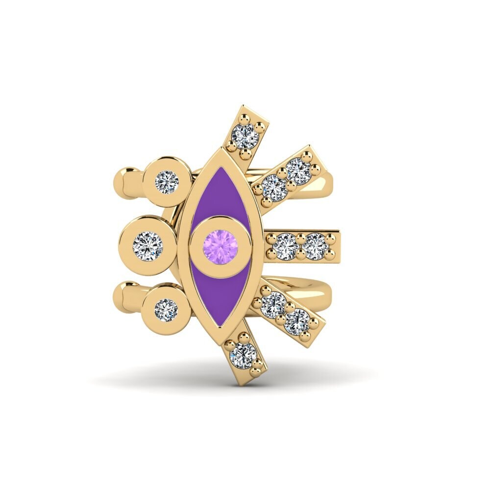 Amethyst Women's Earring Olympos
