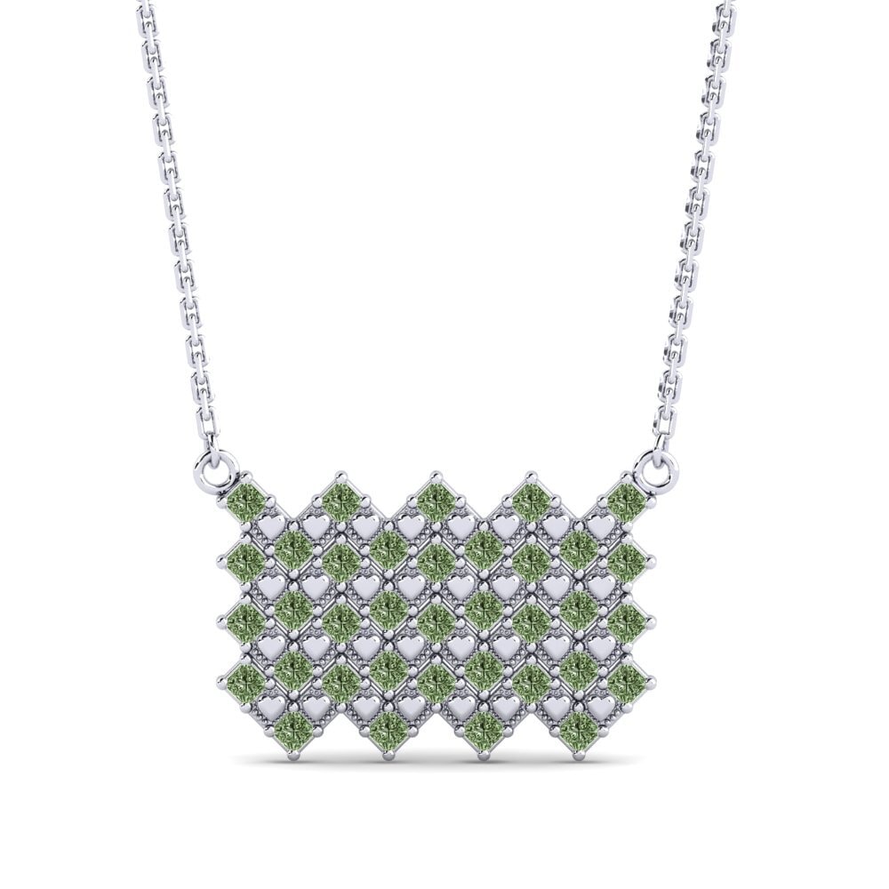 Green Diamond Women's Necklace Omade