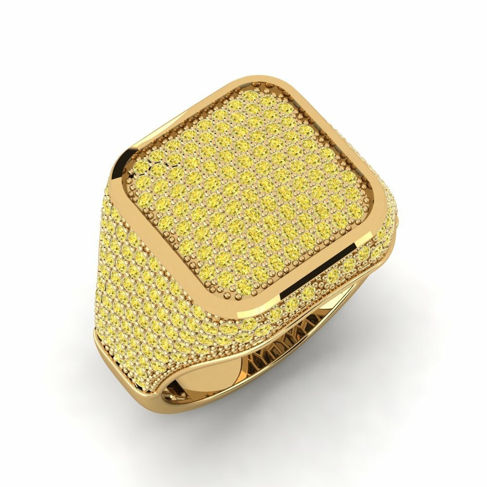 Yellow Sapphire Men's Ring Omeara