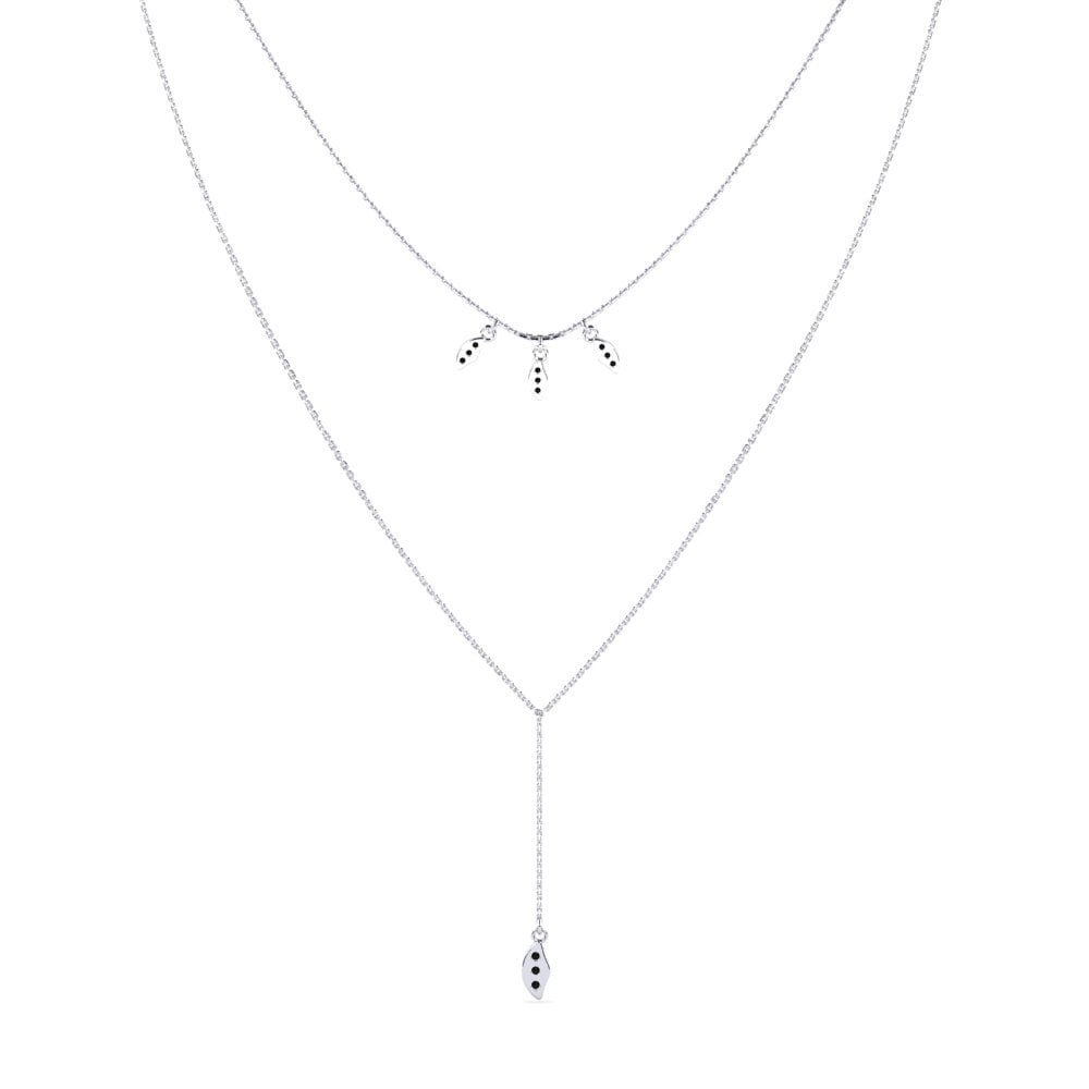 Ónix Negro Collar de Mujer Onabella