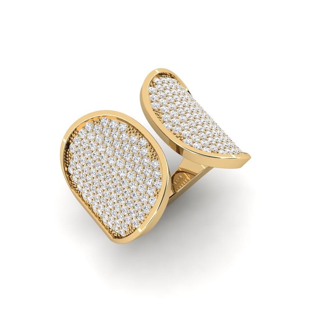 Saphir Blanc Bague Onceat