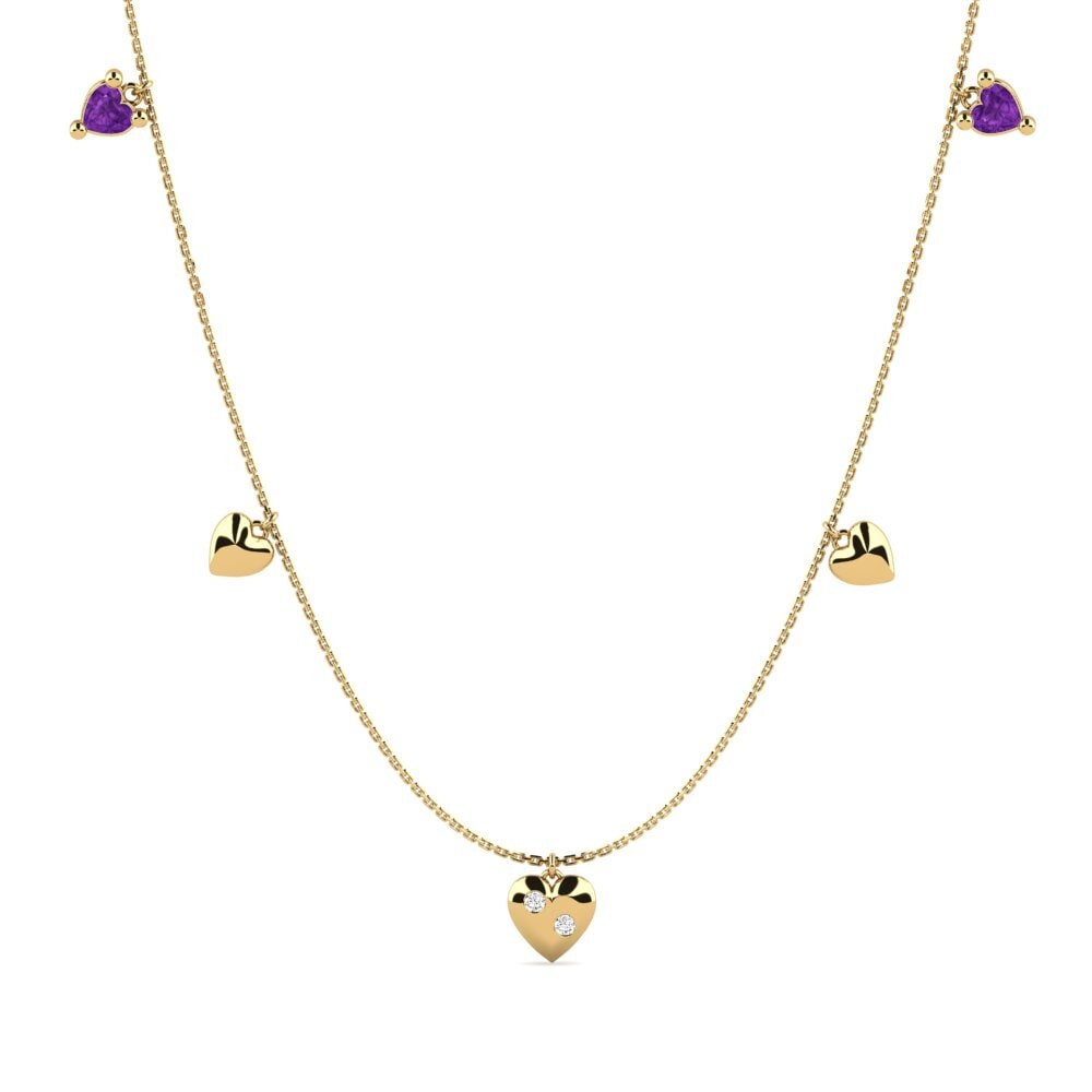 Amethyst Women's Necklace Oneidass