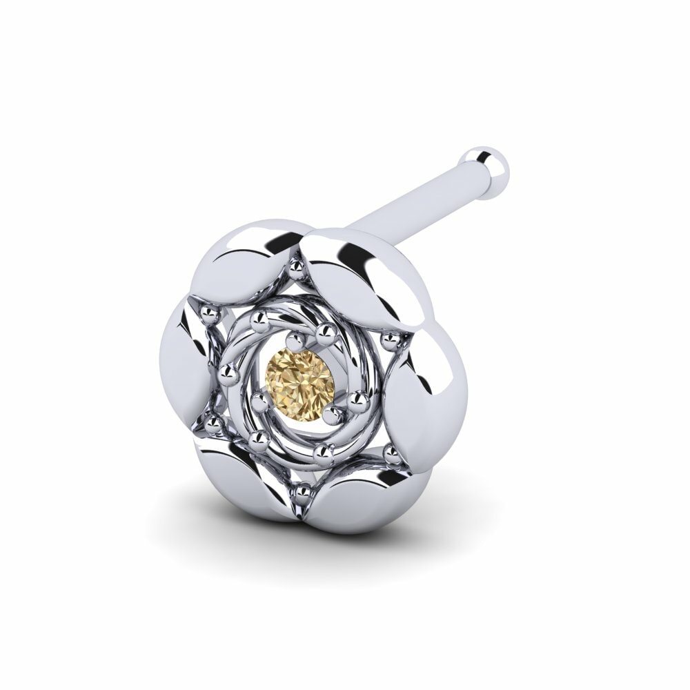 Bruine Diamant Neus Pin Oneil