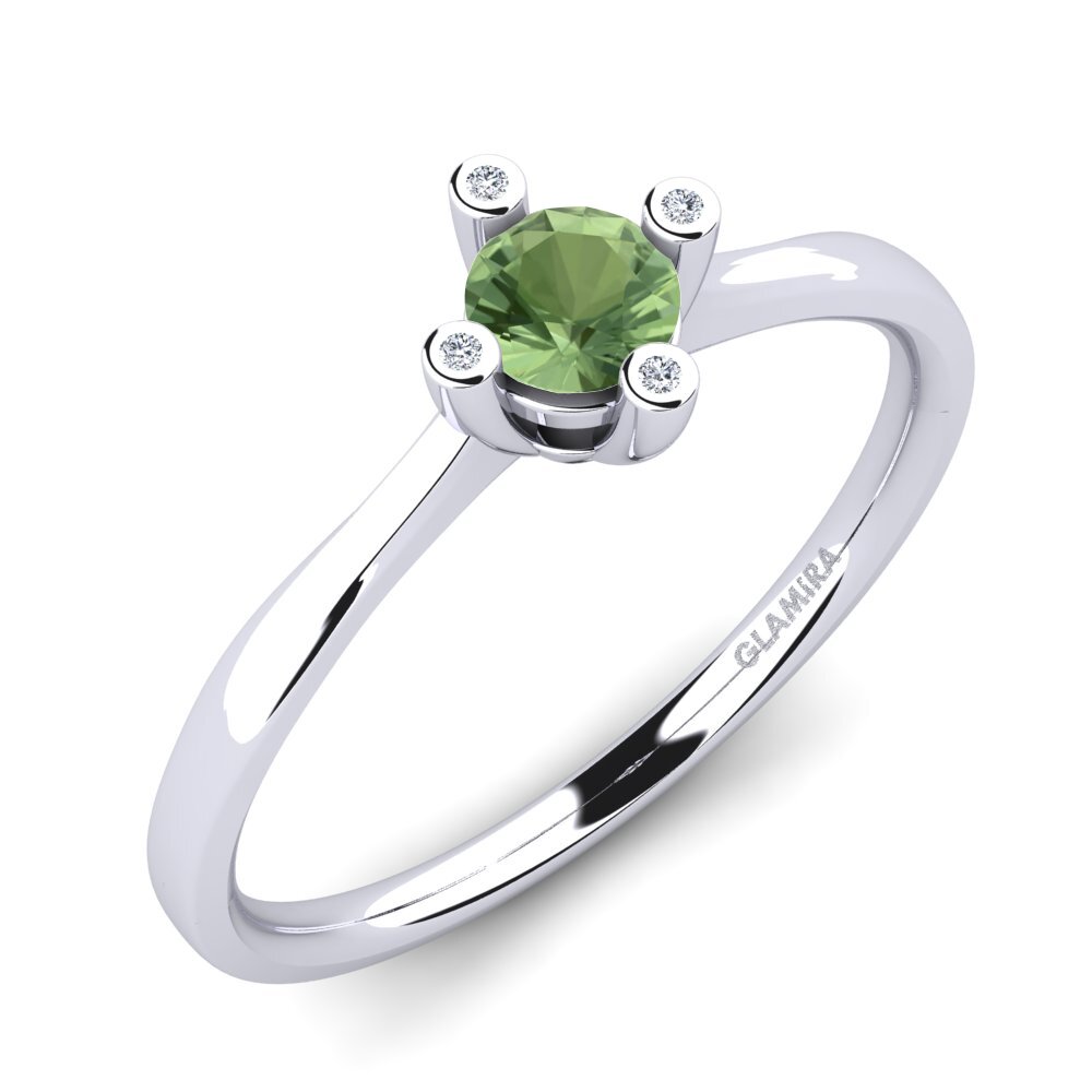 Yeşil Safir Kadın Yüzük Onella 0.5 crt