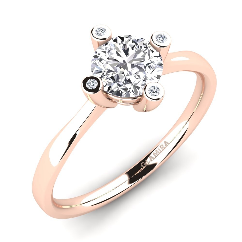 14ct Rose Gold Engagement Ring Onella 1.6 crt