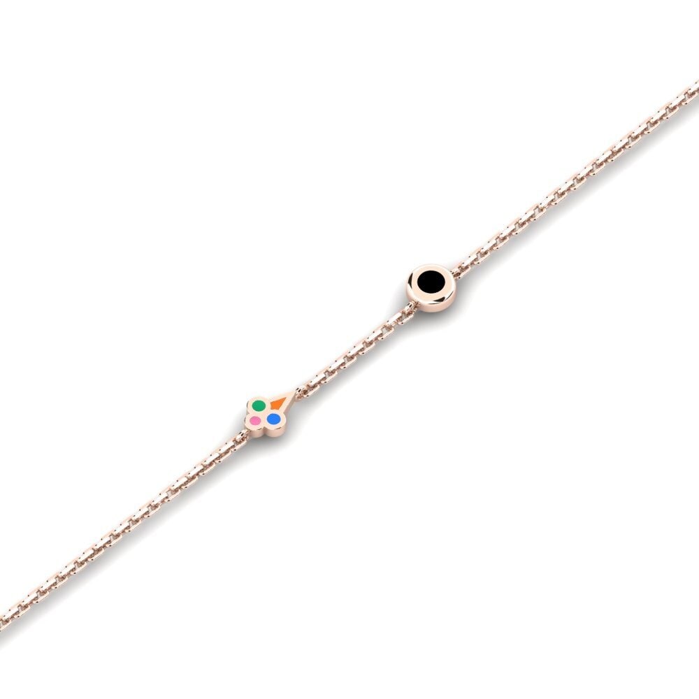 9k Oro Rosa Pulsera para Niño Onskuldig