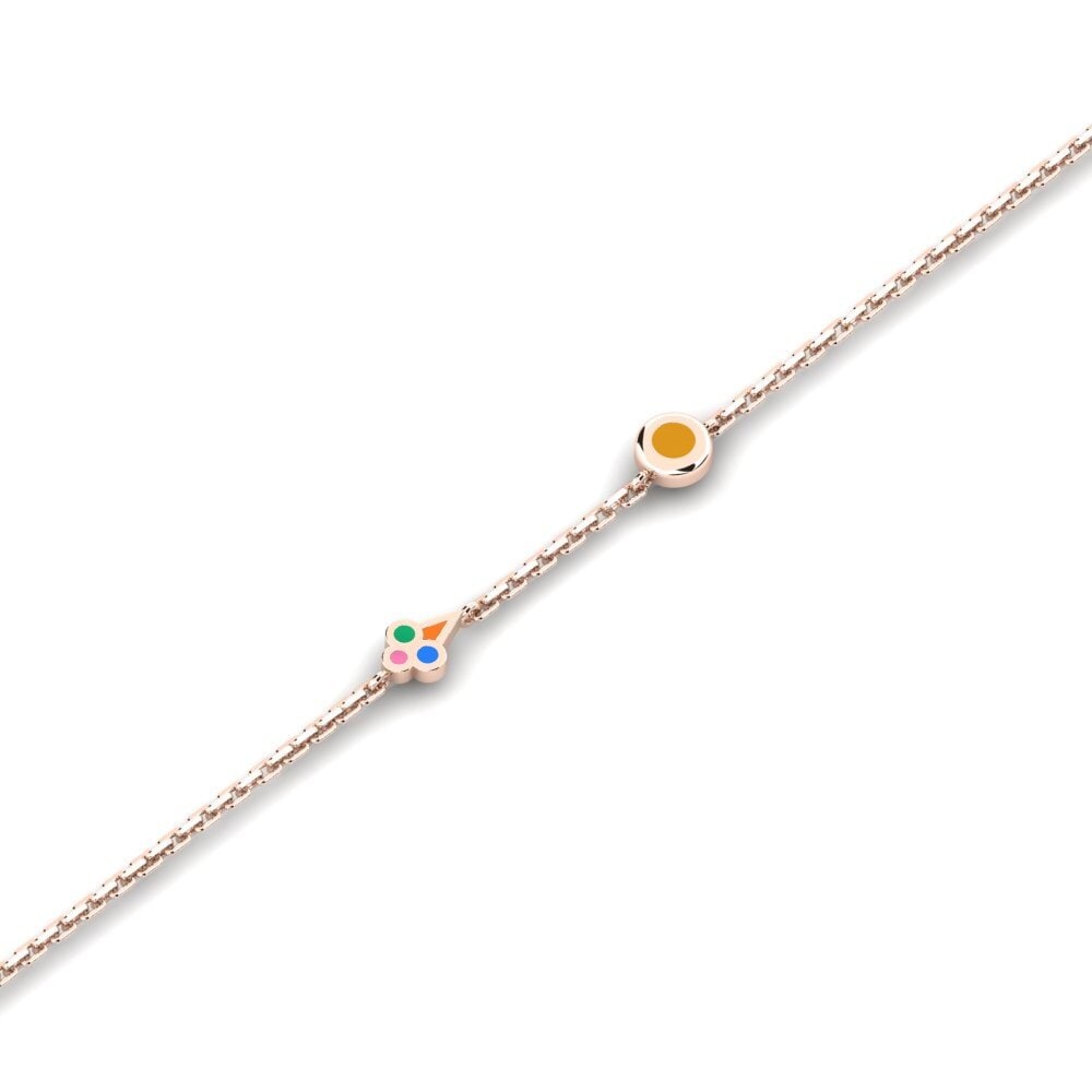 Rotgold 375 Kinderarmband Onskuldig