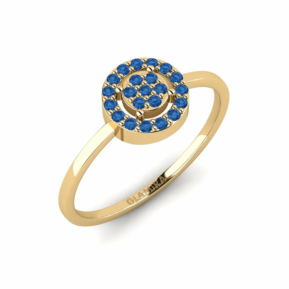 Dark Blue Zirconia Ring Ontasuna