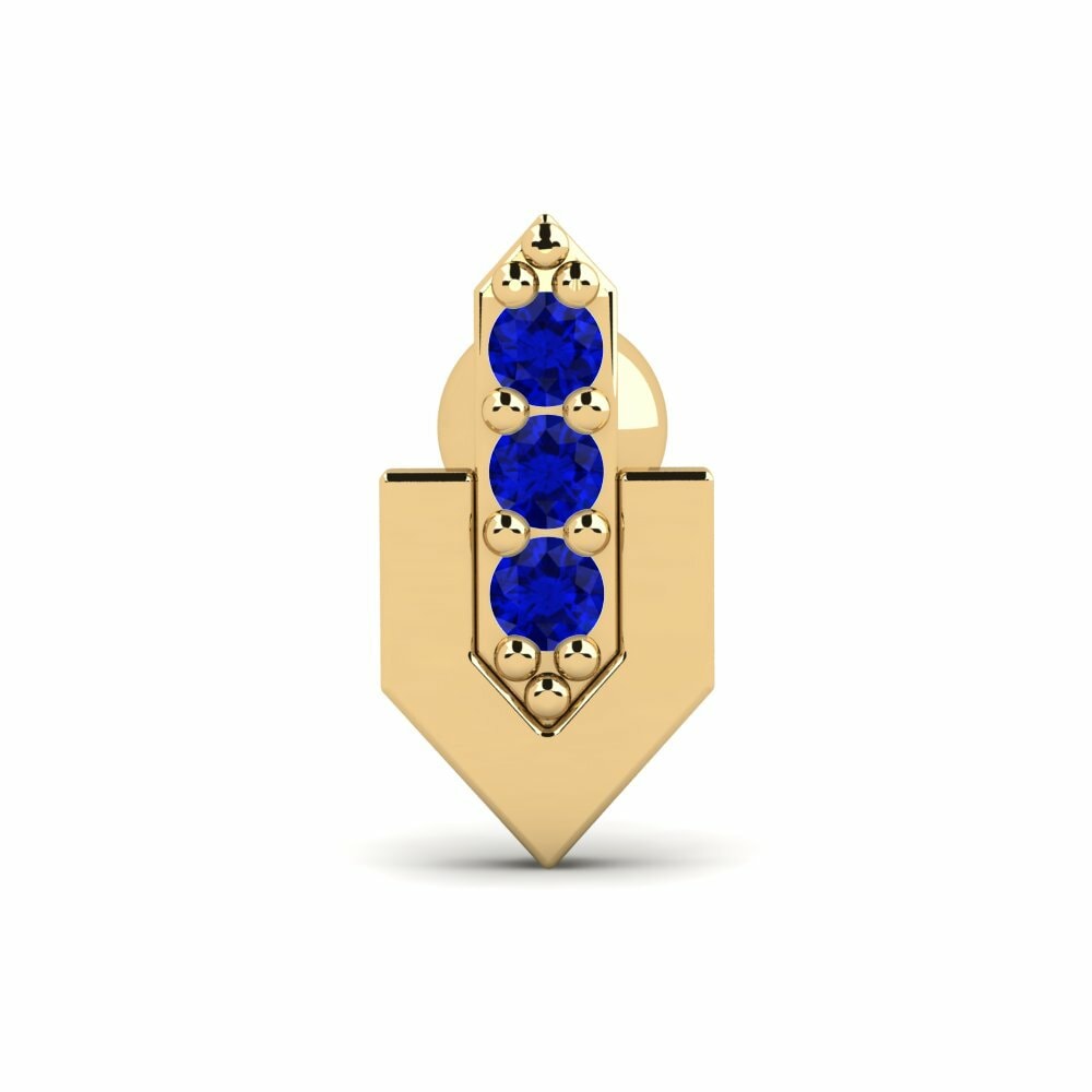 Xỏ khuyên tai Opheliarel Đá Sapphire