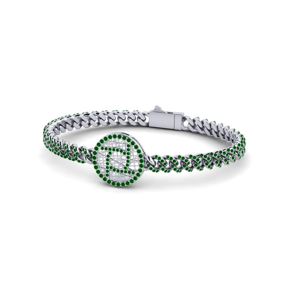 Green Zirconia Women's Bracelet Oppilume