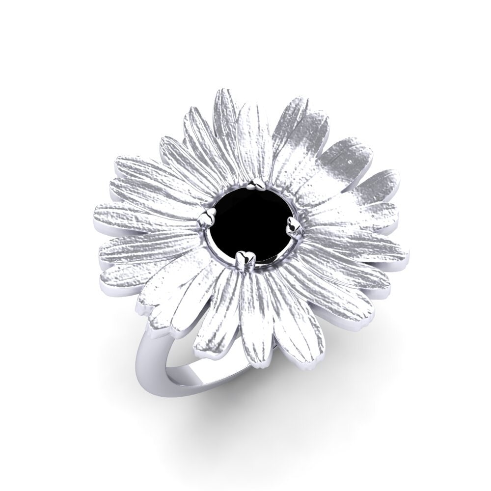 Diamante Negro Anillo Isa