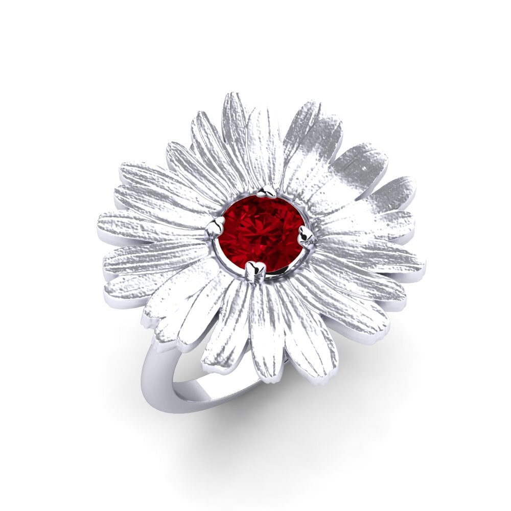 Red Zirconia Ring Isa