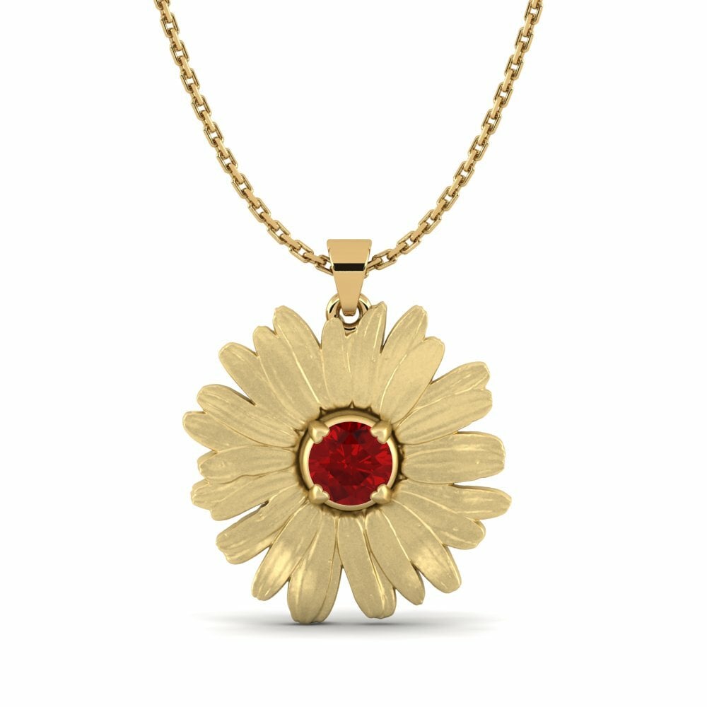 Ruby (Lab Created) Women's Pendant Jacinda