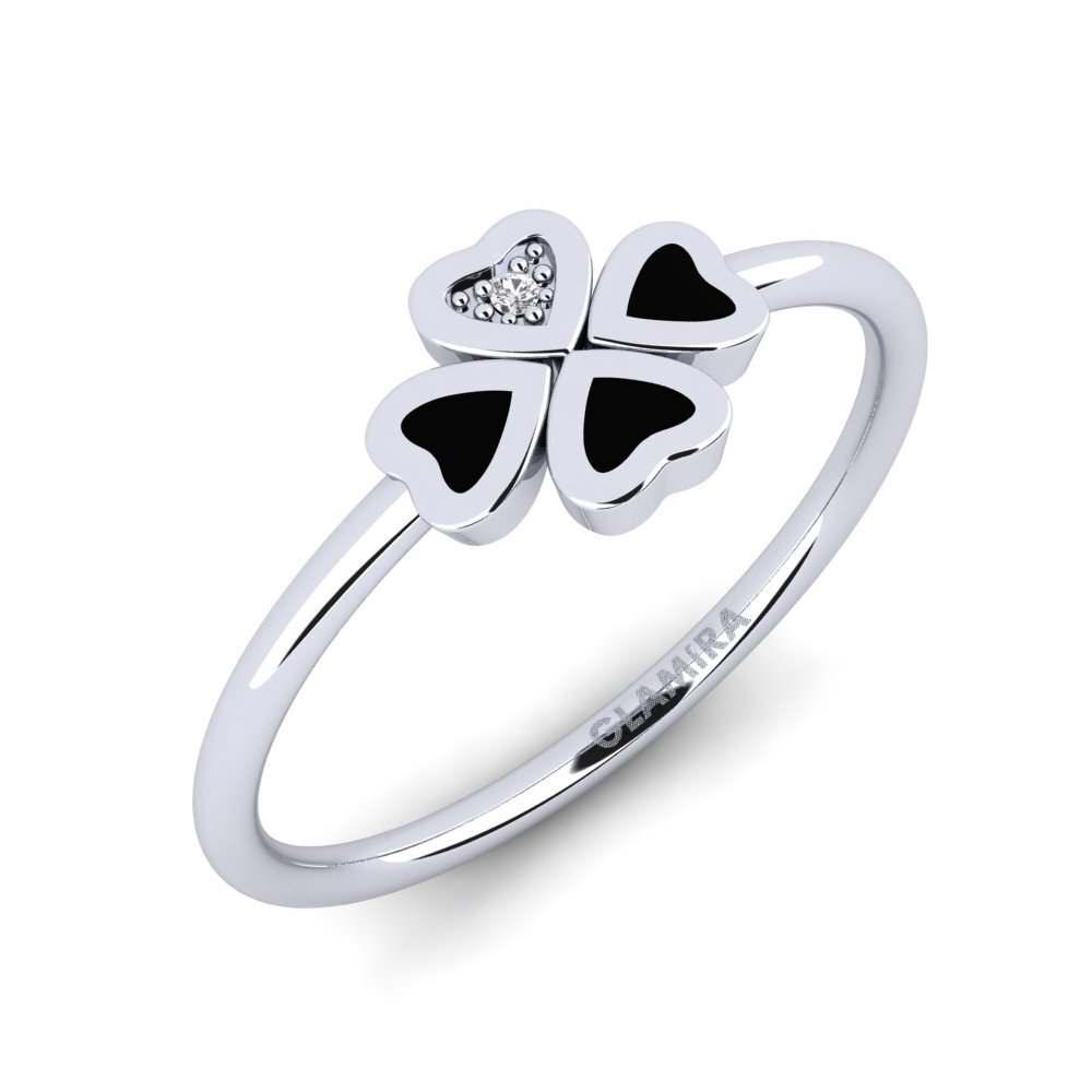 White sapphire Ring Oralia