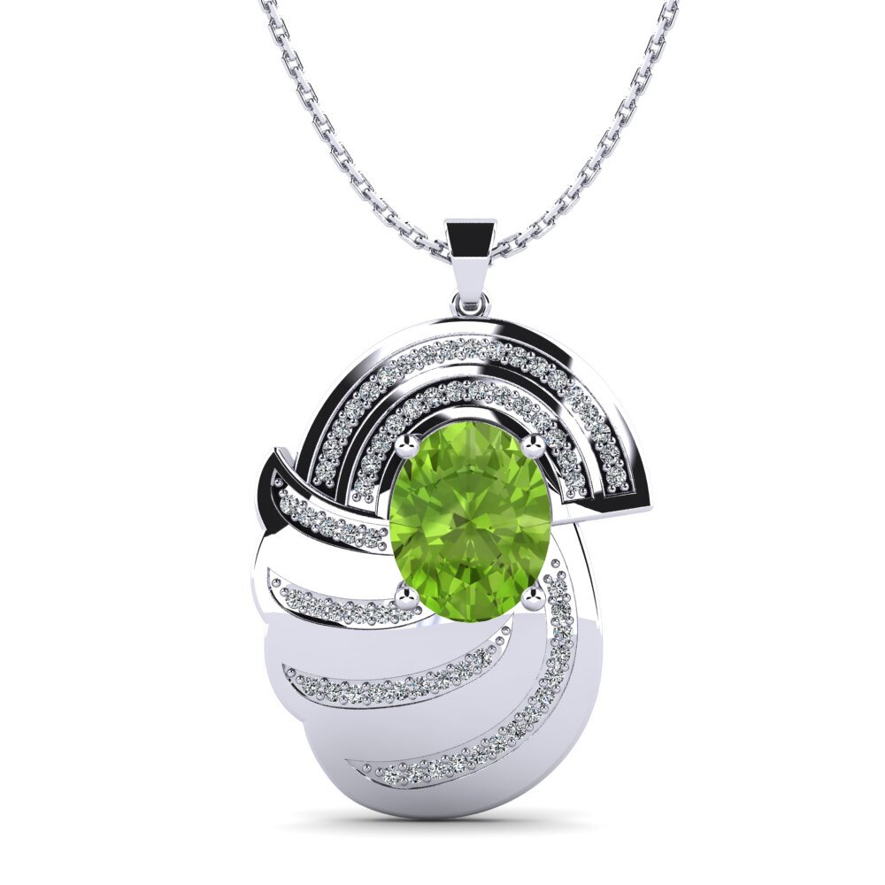 Peridot Women's Pendant Orchidea