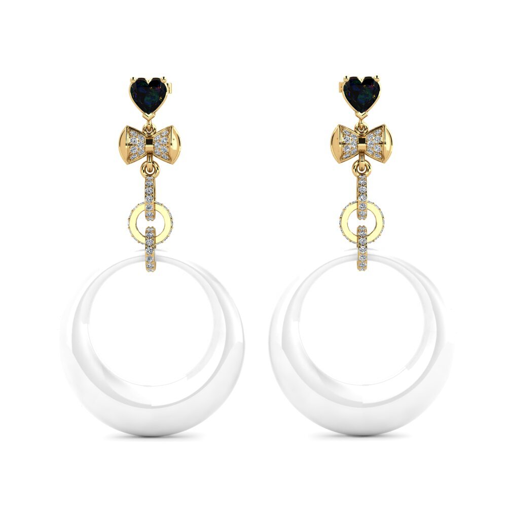 Black Opal Women's Earring Orela