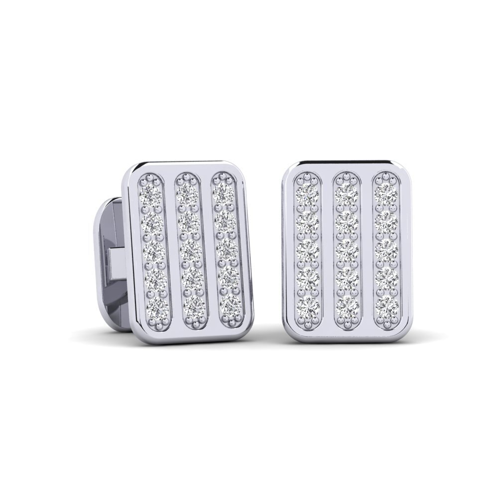 Lab Grown Diamond Cufflink Orfevrerie