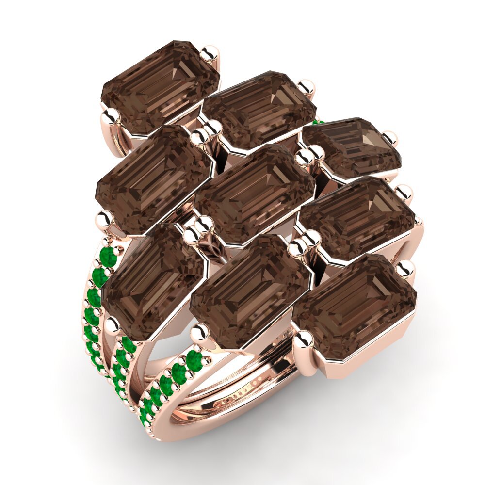 18ct Rose Gold Ring Orina
