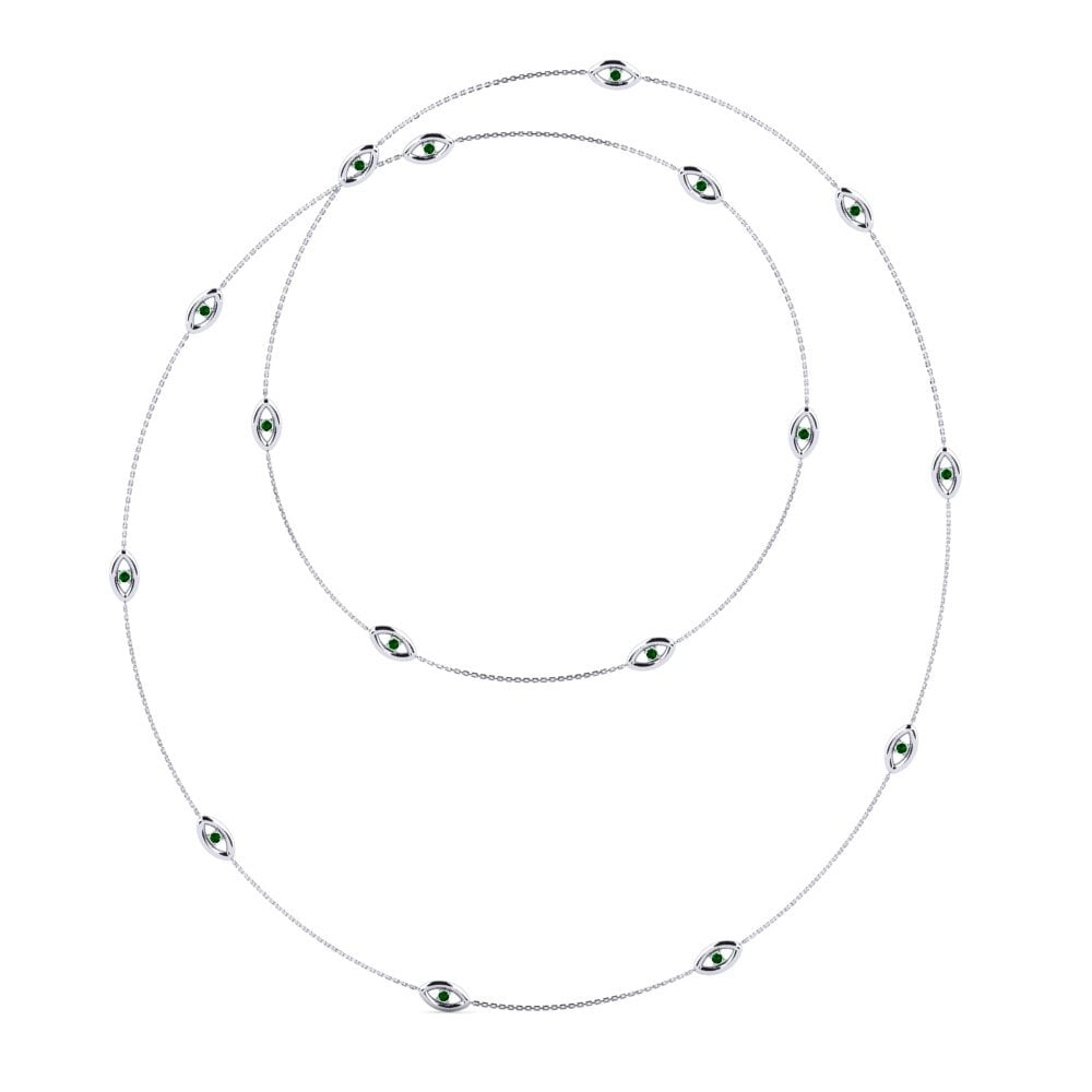 Green Zirconia Women's Necklace Orlea