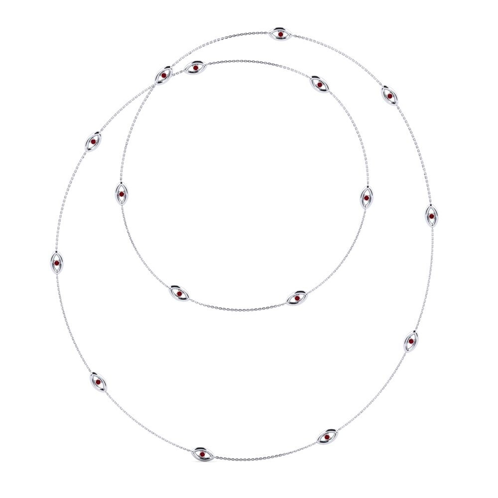 Ruby Women's Necklace Orlea