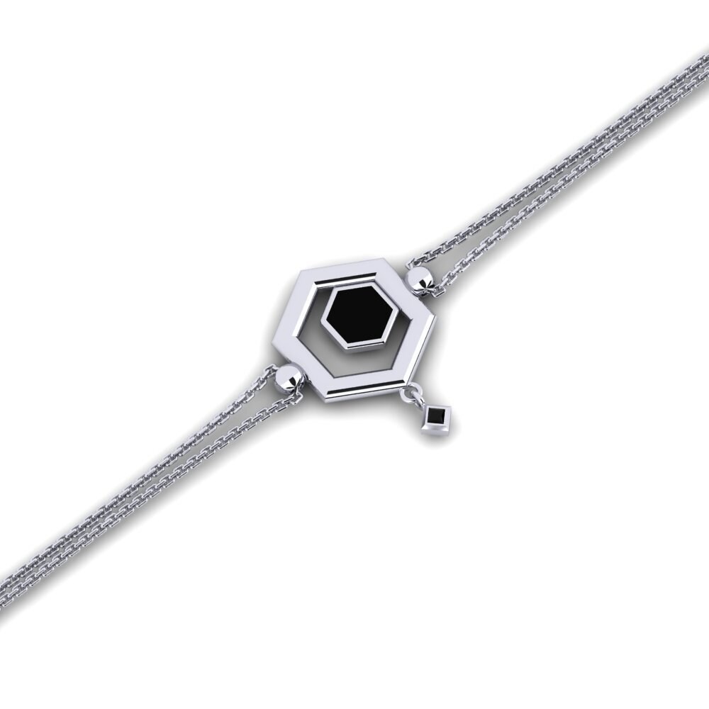Black Sapphire Women's Bracelet Orphelinat