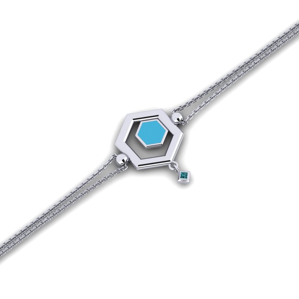 Blue Diamond Women's Bracelet Orphelinat