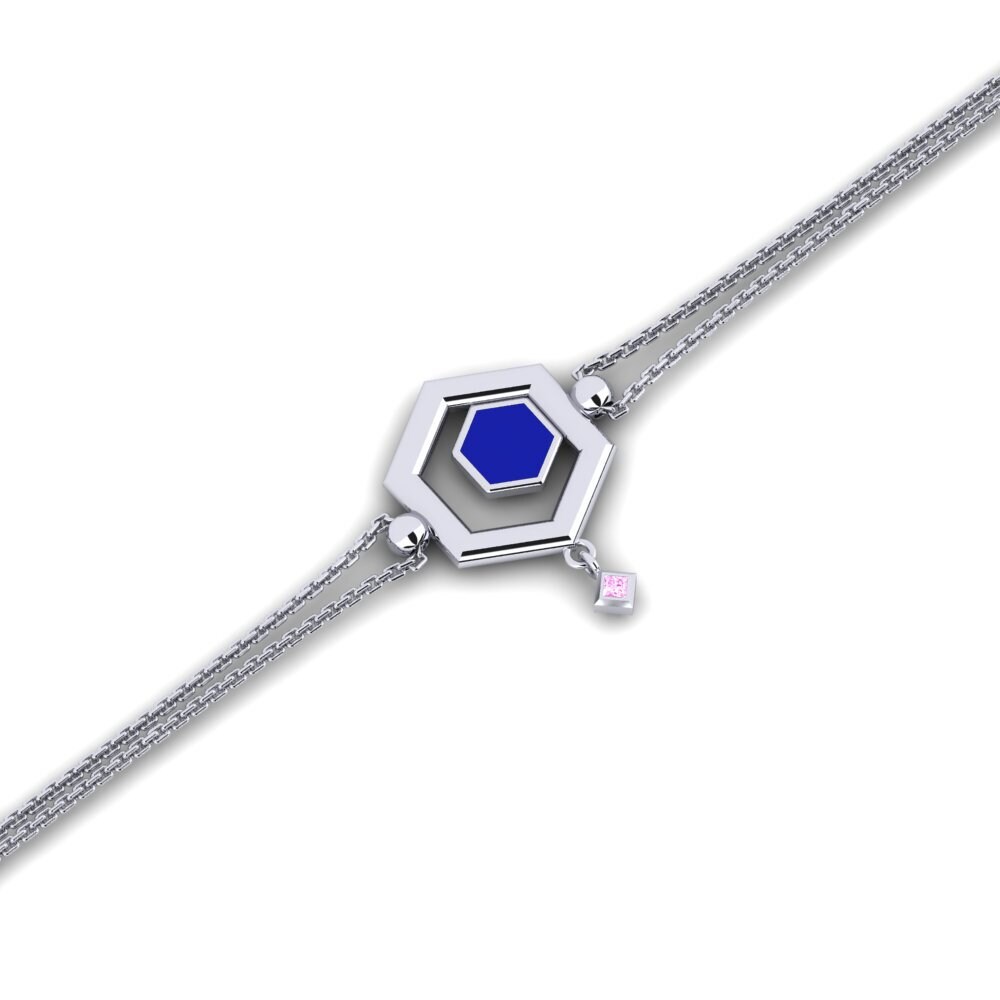 Pink Sapphire Women's Bracelet Orphelinat