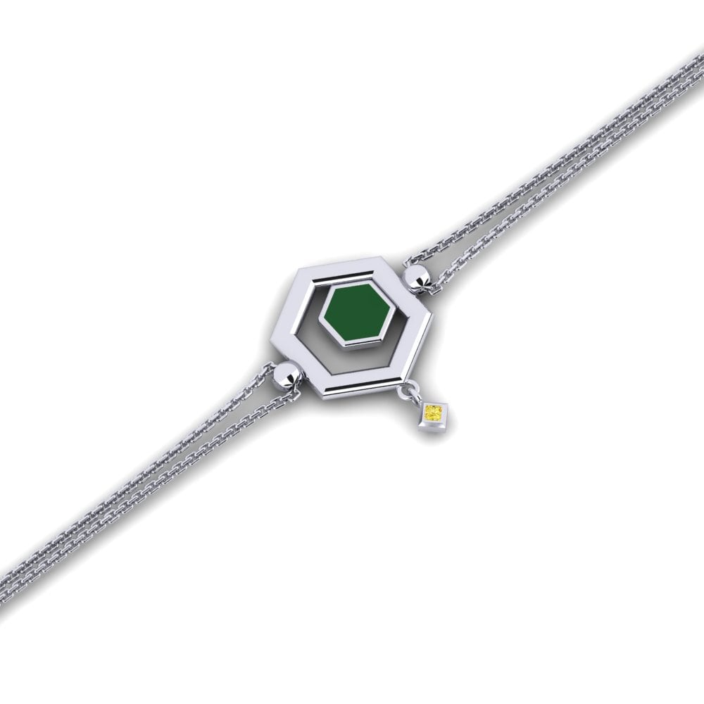 Yellow Sapphire Women's Bracelet Orphelinat