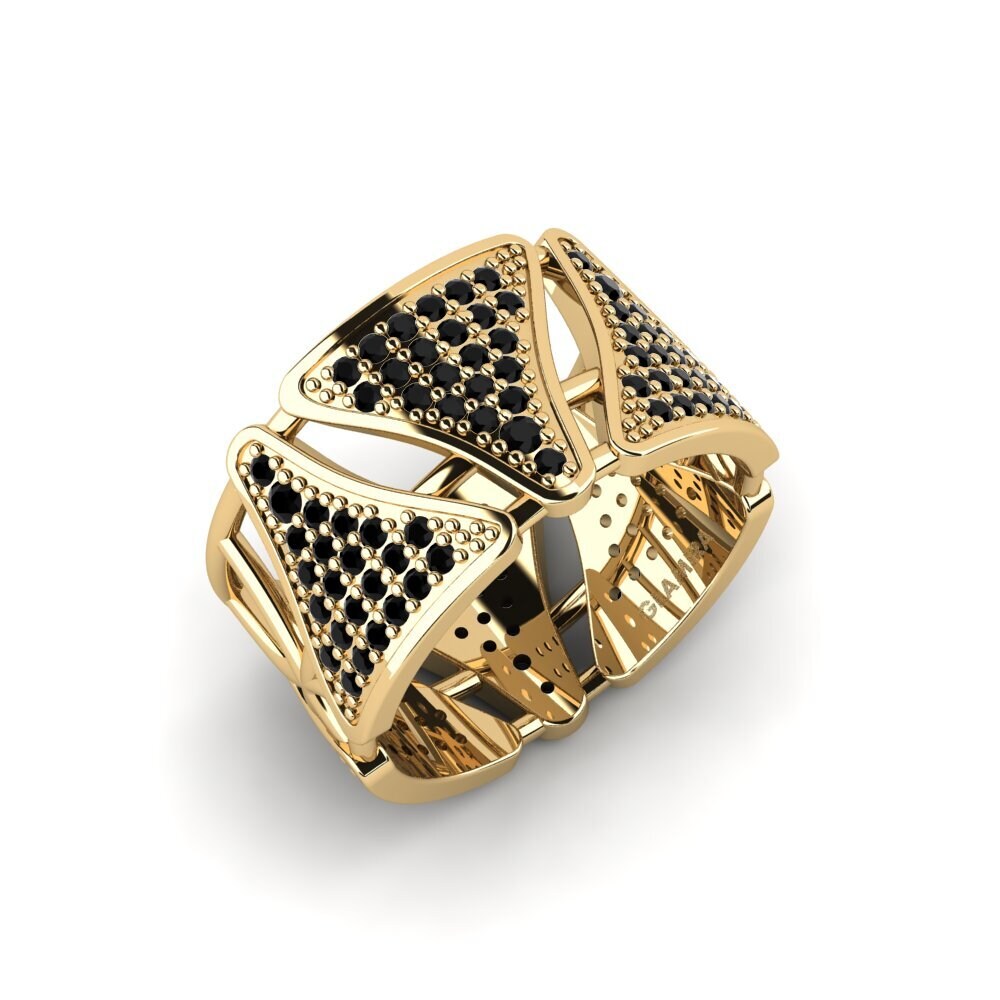 Schwarzer Onyx Ring Orring